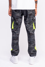 Load image into Gallery viewer, Black Camo Cargo Pants 2