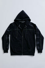 Load image into Gallery viewer, Staydium Patch Logo Fleece Zip Up Hoodie in Black