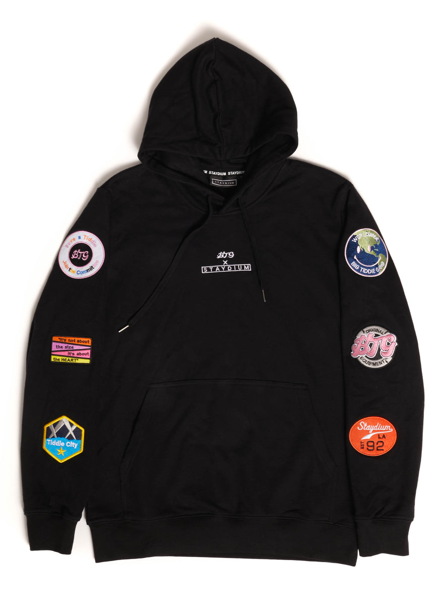 X nasa patch pullover 2025 hoodie