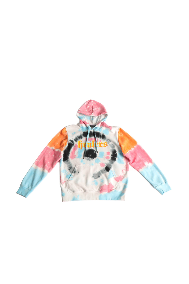 RAINBOW TIE DYE HOODIE - SHSW FLOWERS SALE!! – StayHappyStayWeird