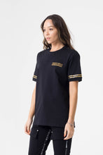 Load image into Gallery viewer, Healers X Staydium Staff Tee in Black with Gold Foil Print