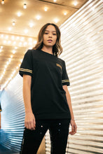 Load image into Gallery viewer, Healers X Staydium Staff Tee in Black with Gold Foil Print
