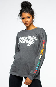 BTG x Staydium Long Sleeve T-shirt in Charcoal