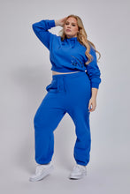 Load image into Gallery viewer, Staydium Cropped Hoodie in Blue