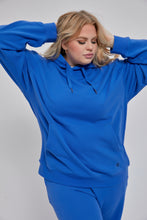 Load image into Gallery viewer, Staydium Velvet Logo Hoodie in Blue