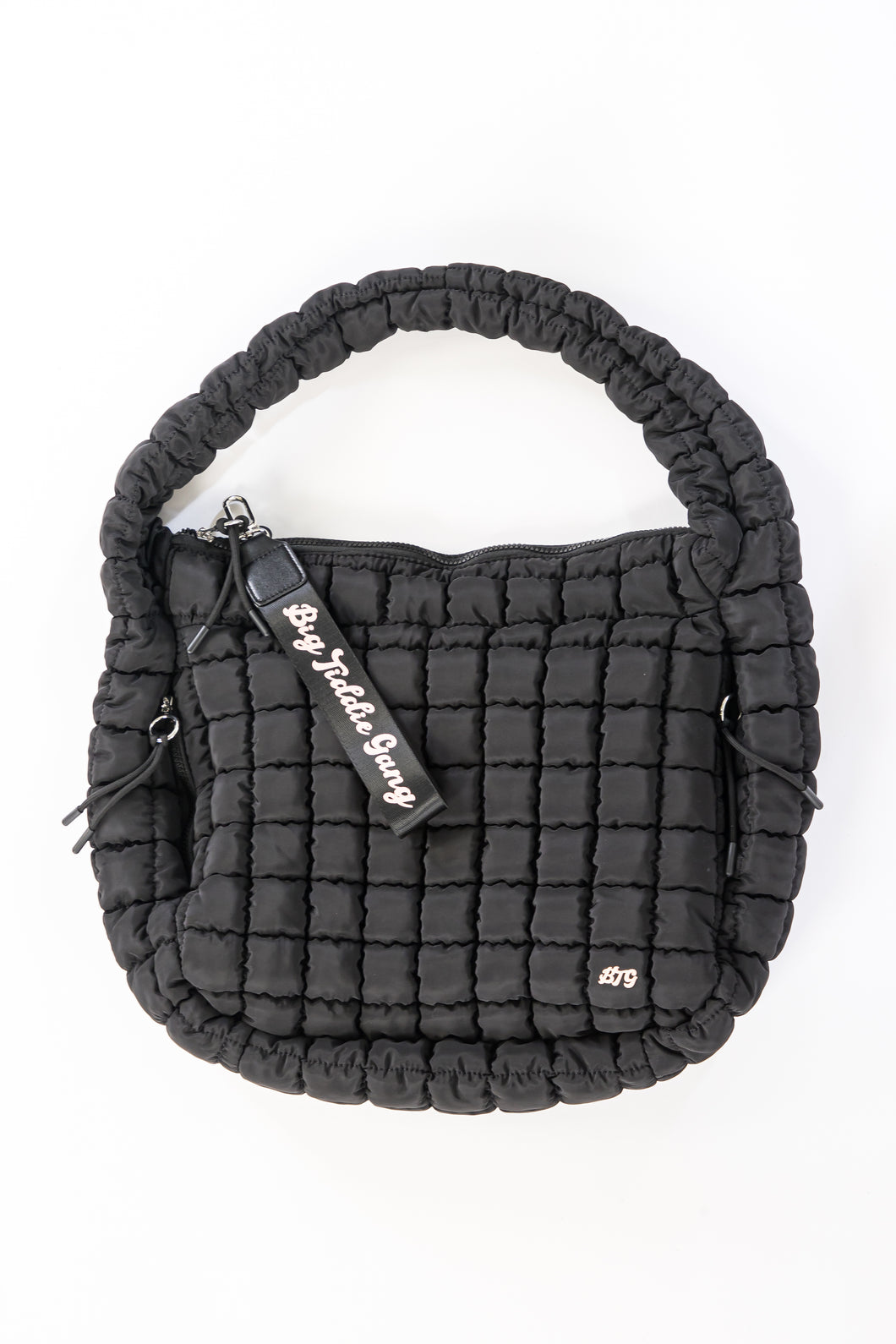 QUILTED OVERSIZED CROSSBODY BAG - LEATHER