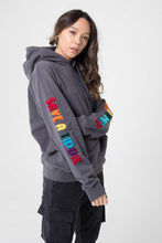 Load image into Gallery viewer, BTG x Staydium Terry Embroidered Hoodie in Charcoal