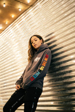 Load image into Gallery viewer, BTG x Staydium Terry Embroidered Hoodie in Charcoal