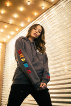 Load image into Gallery viewer, BTG x Staydium Terry Embroidered Hoodie in Charcoal