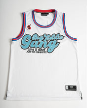 Load image into Gallery viewer, BTG x Staydium Basketball Jersey in White