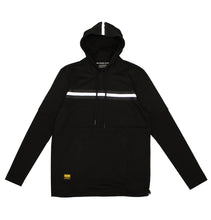 Load image into Gallery viewer, Reflective Tape Black Hoodie