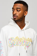 Load image into Gallery viewer, BTG x Staydium Pop-up Floral Print Hoodie in White