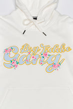 Load image into Gallery viewer, BTG x Staydium Pop-up Floral Print Hoodie in White