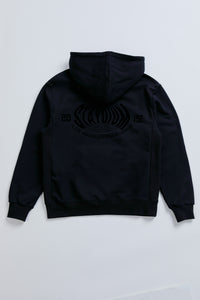 Staydium Velvet Logo Hoodie in Black