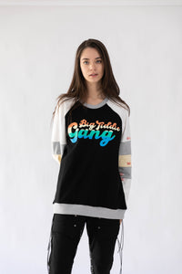 BTG x Staydium Crew Neck Sweatshirt in Black
