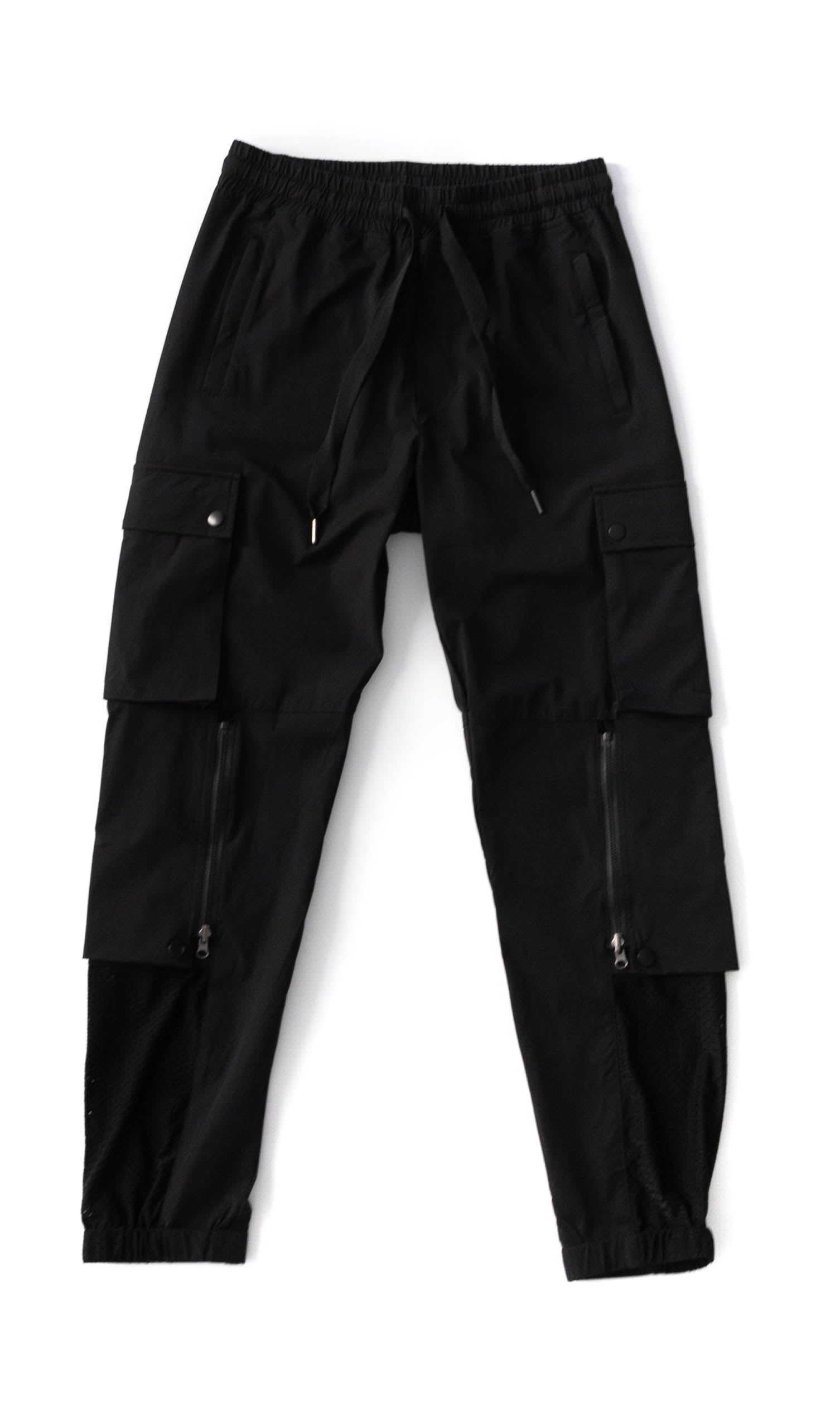 ボトムスその他 [MATINKIM]string nylon cargo pants in black IMG_2525.jpg?v=1634761940