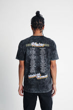 Load image into Gallery viewer, Healers X Staydium Tour T-shirt in Black Mineral Dye