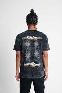 Healers X Staydium Tour T-shirt in Black Mineral Dye