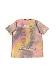 Load image into Gallery viewer, Healers X Staydium Tour T-shirt in Vintage Yellow Tie Dye