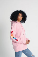 Load image into Gallery viewer, BTG x Staydium Terry Embroidered Hoodie in Pink