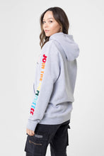 Load image into Gallery viewer, BTG x Staydium Terry Embroidered Hoodie in Light Grey