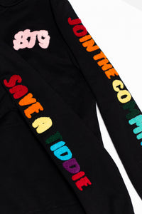 BTG x Staydium Terry Embroidered Hoodie in Black