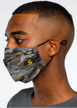 Load image into Gallery viewer, Grey Combo Camo Face Mask