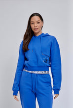 Load image into Gallery viewer, Staydium Cropped Hoodie in Blue