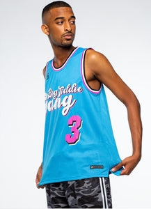 BTG x Staydium Basketball Jersey in Turquoise