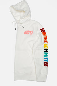 BTG x Staydium Terry Embroidered Hoodie in White