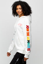 Load image into Gallery viewer, BTG x Staydium Terry Embroidered Hoodie in White
