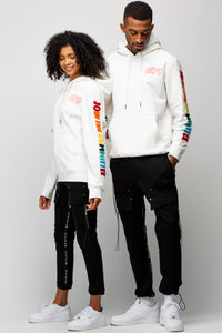 BTG x Staydium Terry Embroidered Hoodie in White