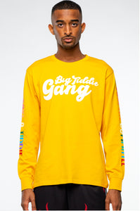 BTG x Staydium Long Sleeve T-shirt in Yellow